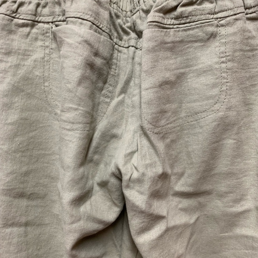 Light green linen pants read description - Picture 3 of 5